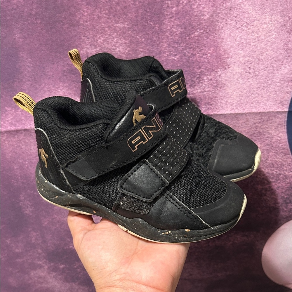 AND1 Kids Black Sneakers